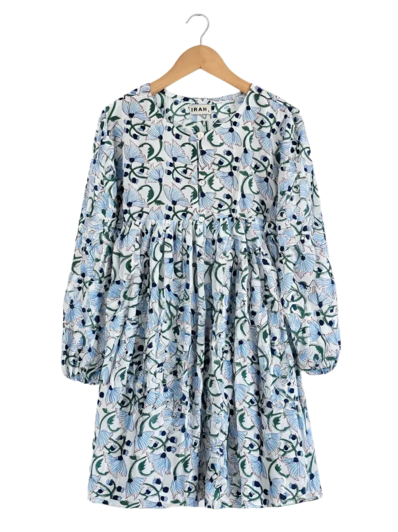 Block print everyday blouse -Dress on Hanger _ Feature Block print everyday blouse - Image 1