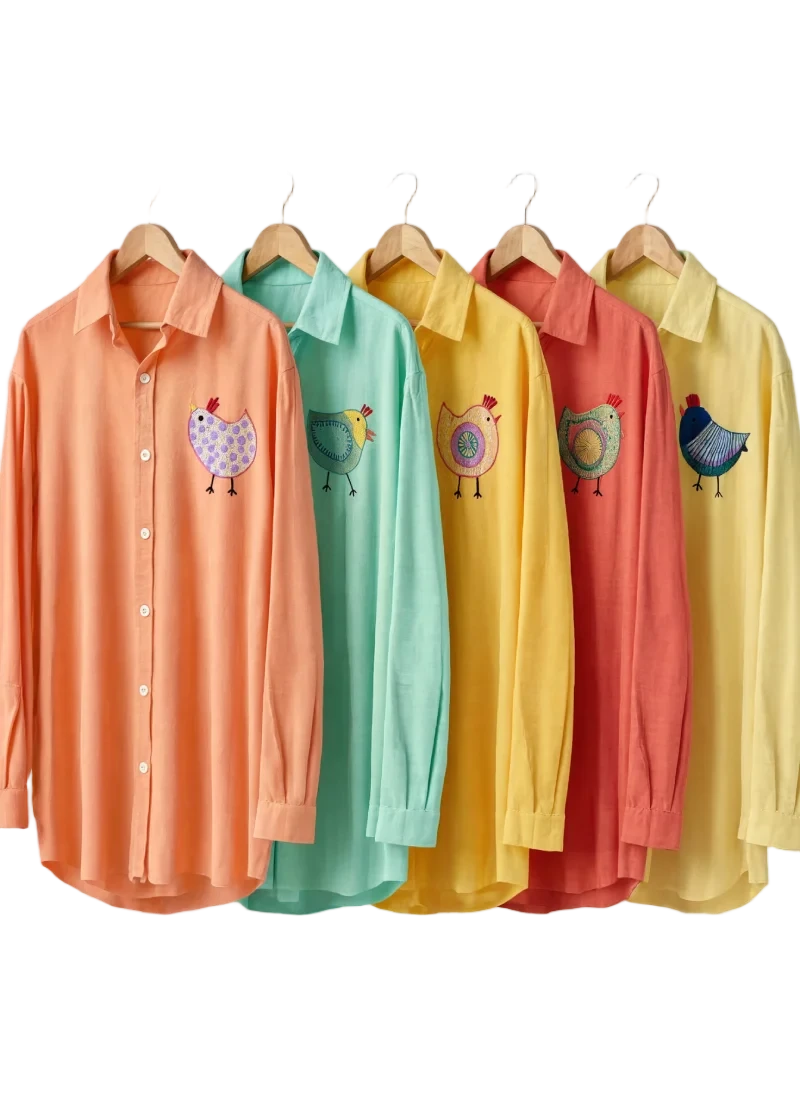 Embroidered shirt - 1 Embroidered shirt - Image 1