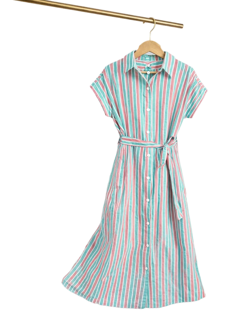 Handwoven striped dress - Feature Hanging Dress Handwoven striped dress - Image 1