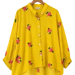 Yellow oversized blouse