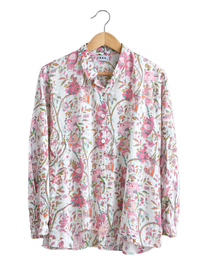 Mull oversized blouse-Shirt on hanger _transparent Mull oversized blouse - Image 1